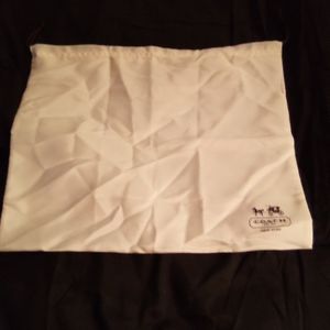 Coach satin storage bag